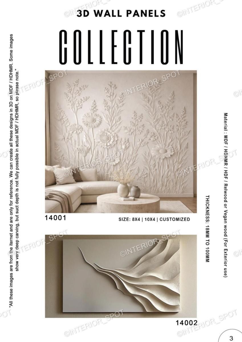 469 3D Panels Catalog Page