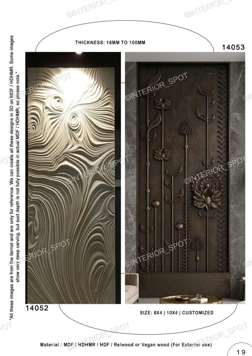 469 3D Panels Catalog Page