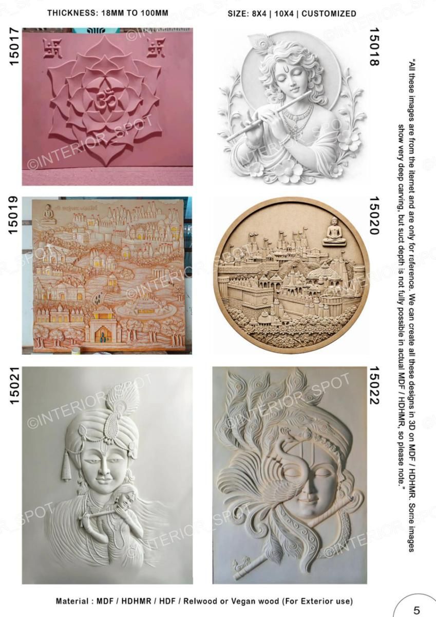 469 God & Temple Carvings Catalog Page