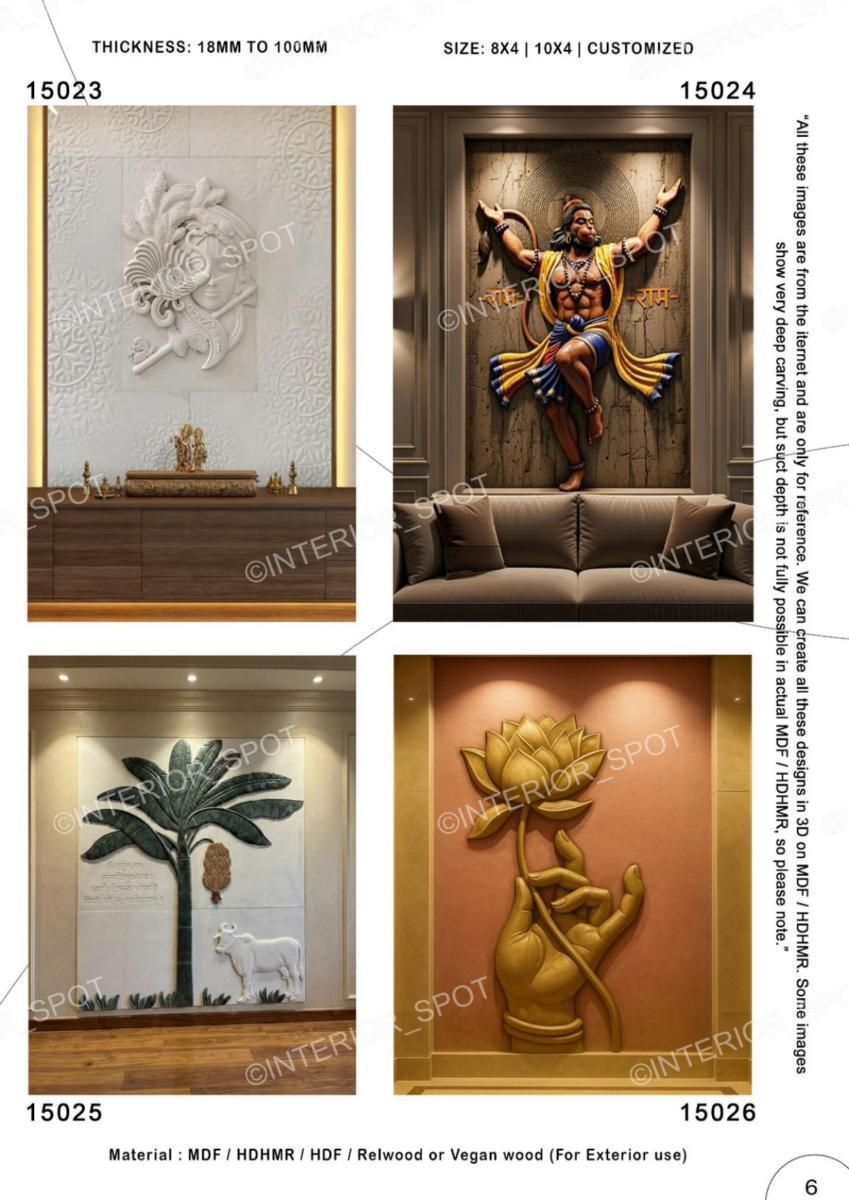 469 God & Temple Carvings Catalog Page