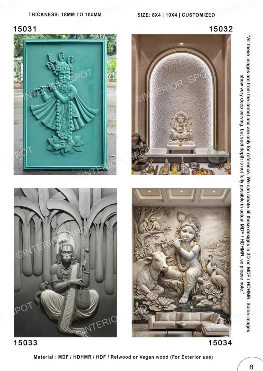 469 God & Temple Carvings Catalog Page