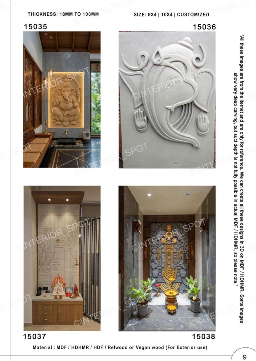 469 God & Temple Carvings Catalog Page