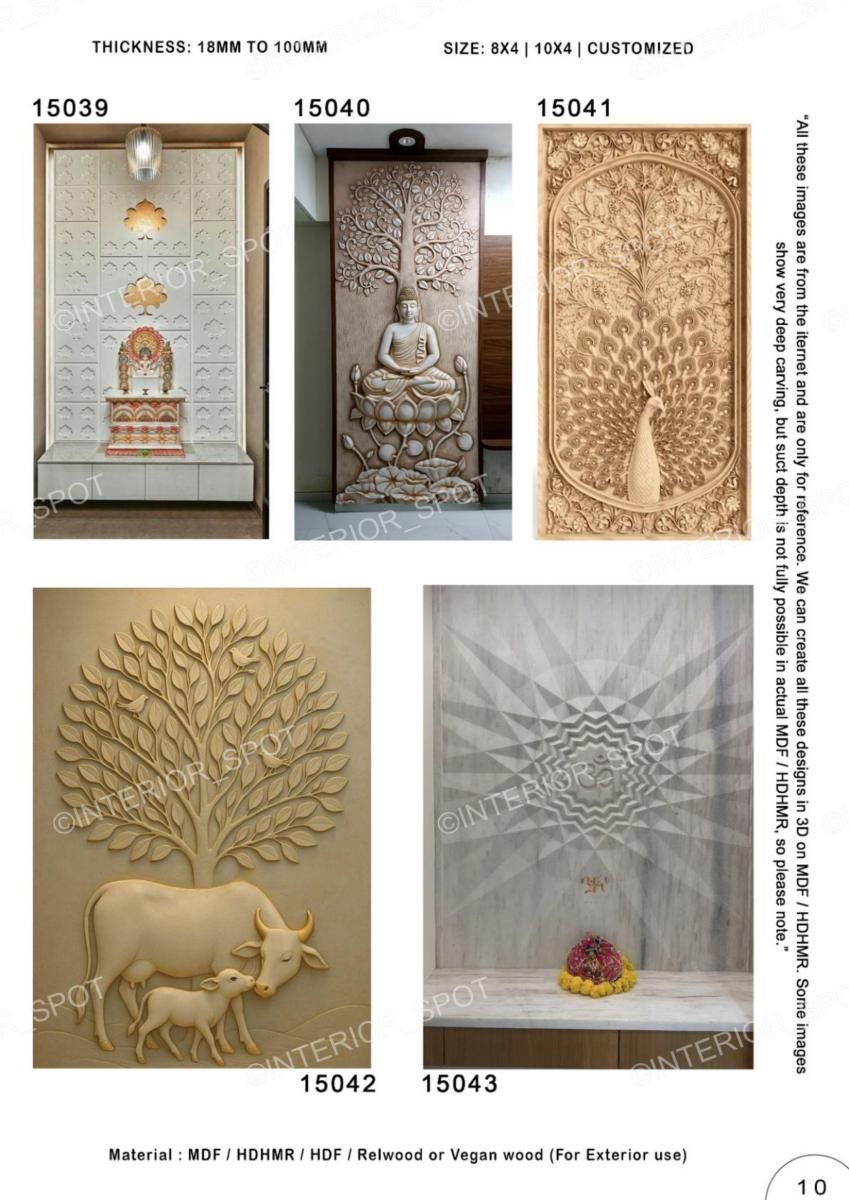 469 God & Temple Carvings Catalog Page