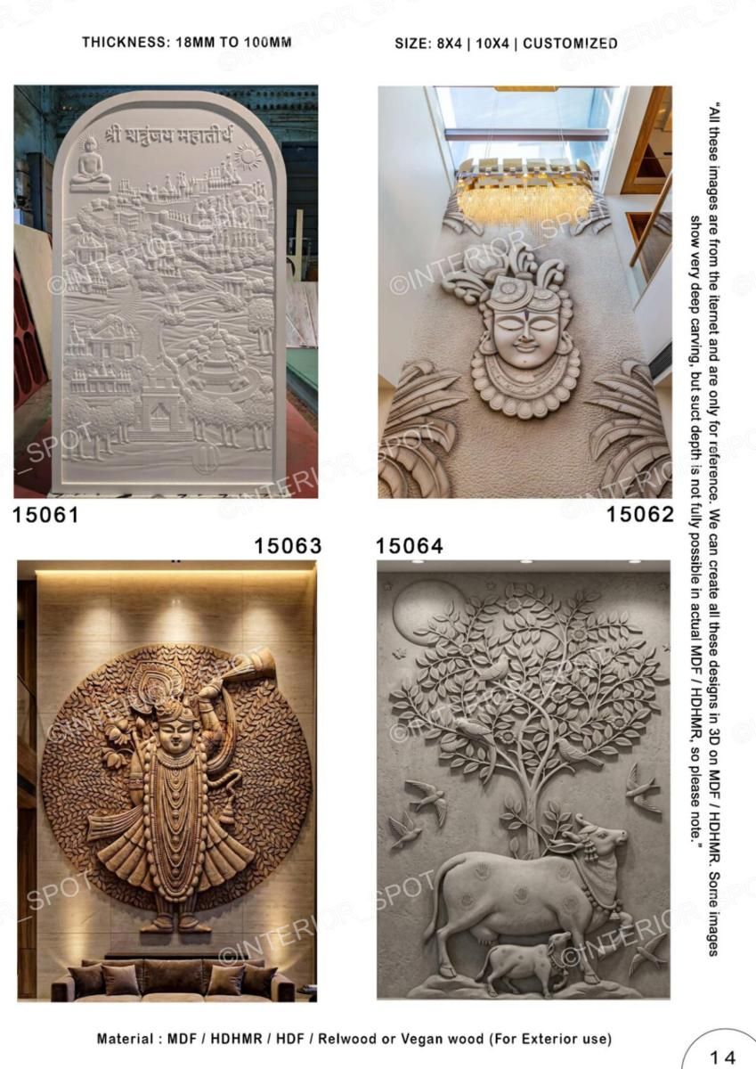 469 God & Temple Carvings Catalog Page