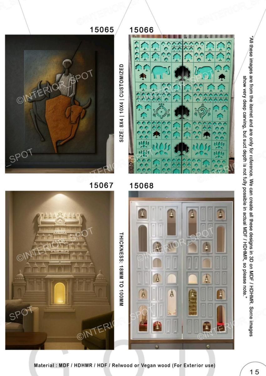 469 God & Temple Carvings Catalog Page