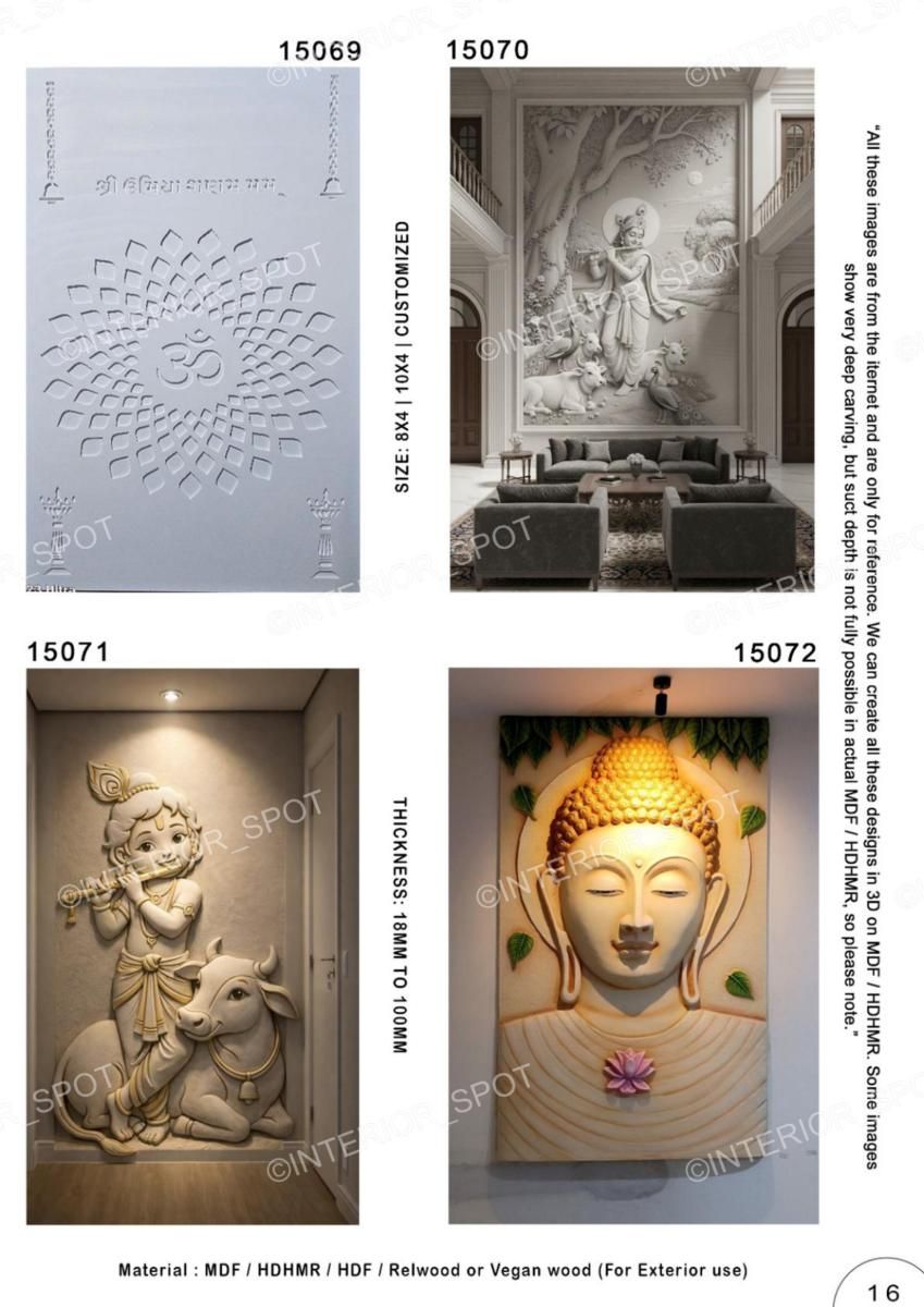 469 God & Temple Carvings Catalog Page