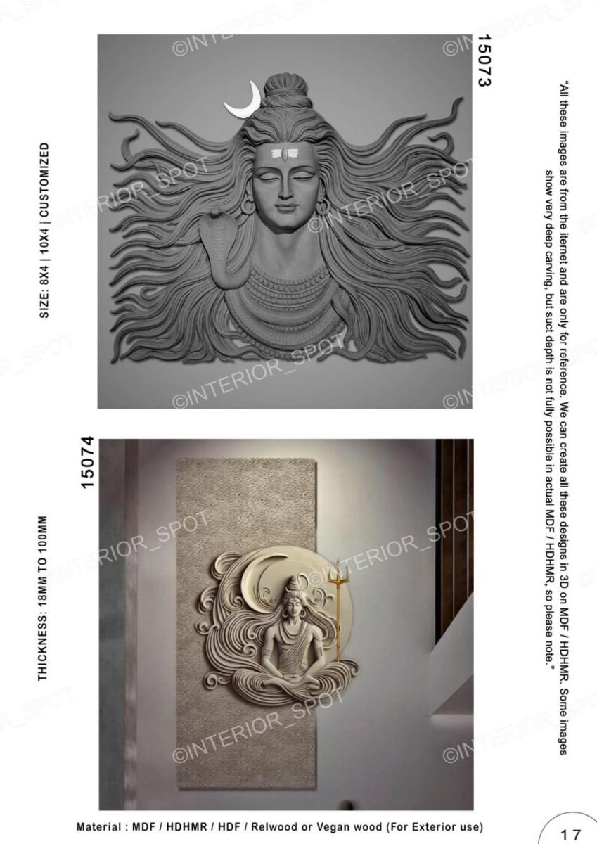 469 God & Temple Carvings Catalog Page