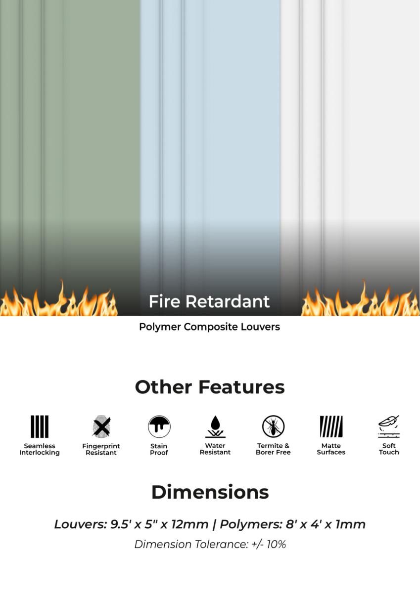 Aura Charcoal Louvers Catalog Page