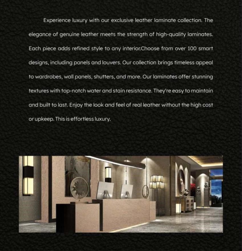 C Leather Laminate Catalog Page