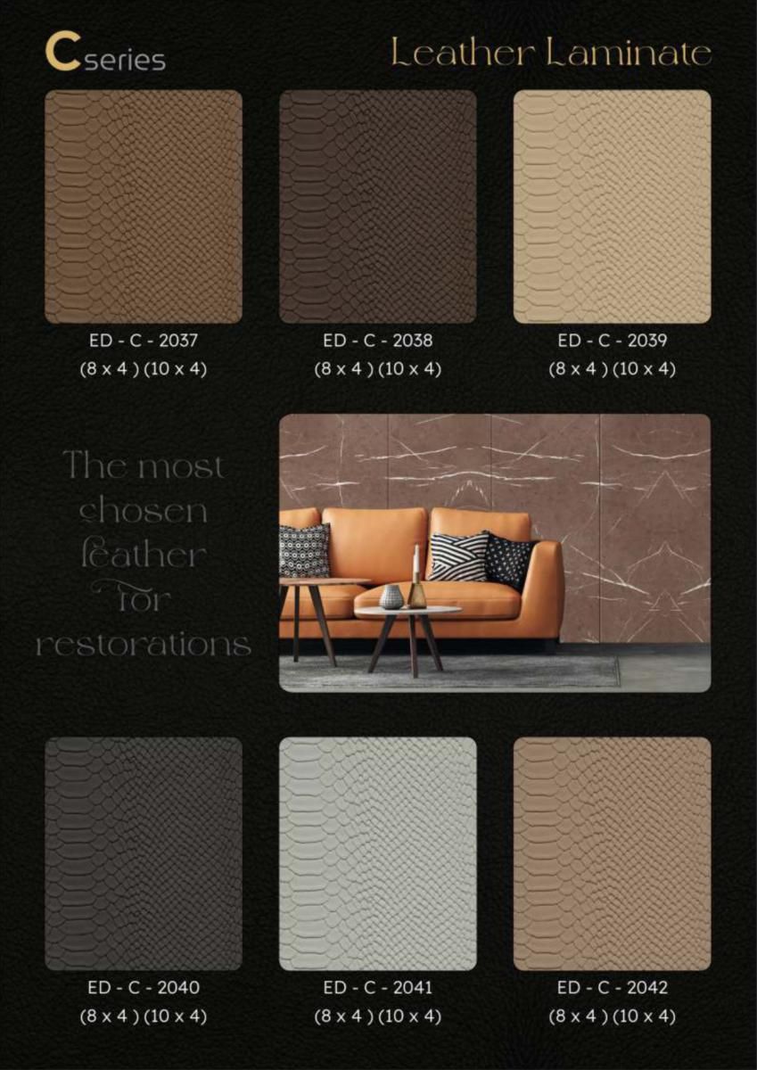 C Leather Laminate Catalog Page