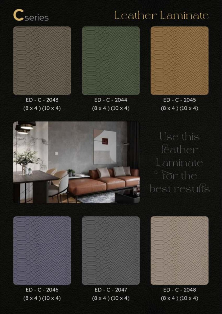 C Leather Laminate Catalog Page
