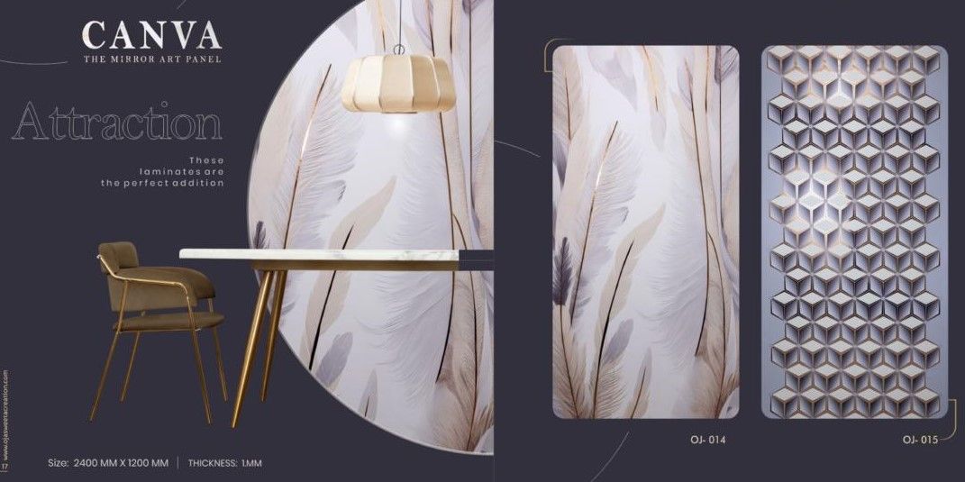 CANVA Decorative Panels Catalog Page