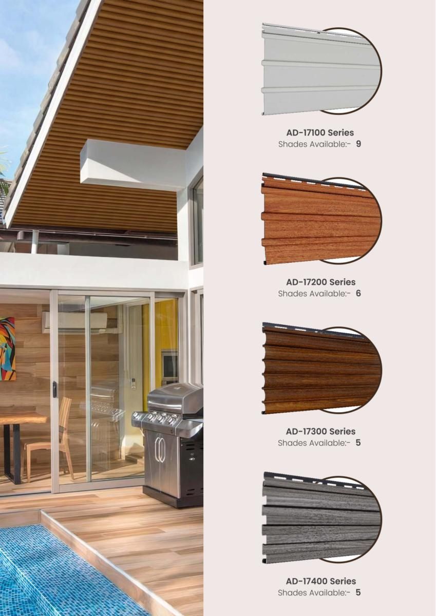 Celesto Wooden Ceiling Catalog Page