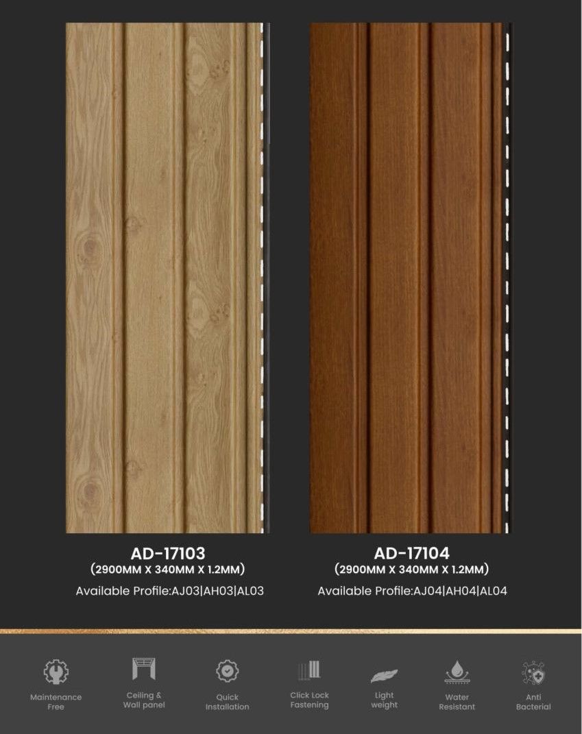 Celesto Wooden Ceiling Catalog Page
