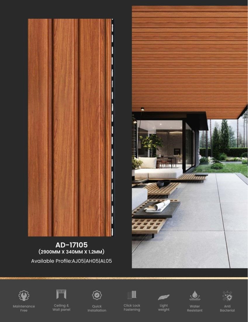 Celesto Wooden Ceiling Catalog Page