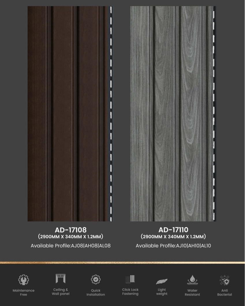 Celesto Wooden Ceiling Catalog Page