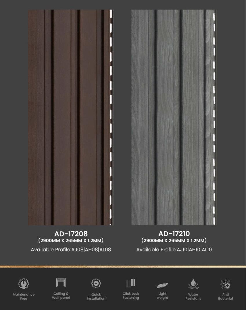 Celesto Wooden Ceiling Catalog Page