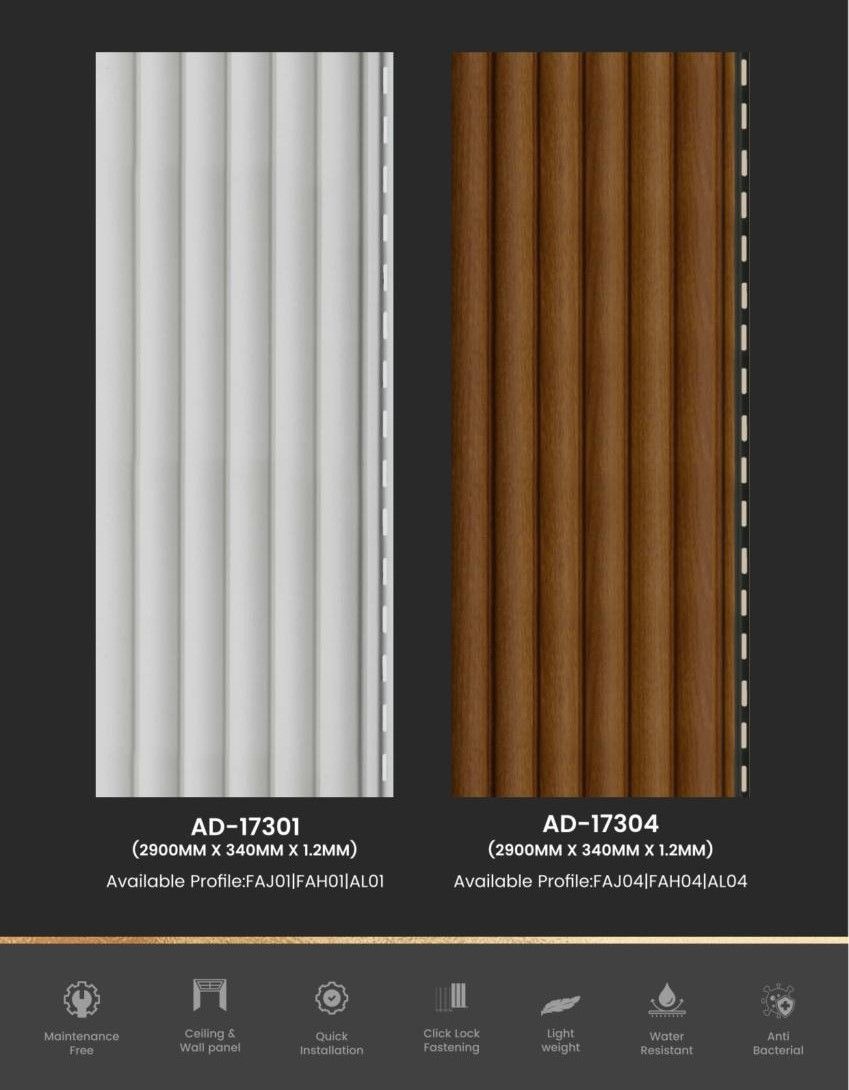 Celesto Wooden Ceiling Catalog Page
