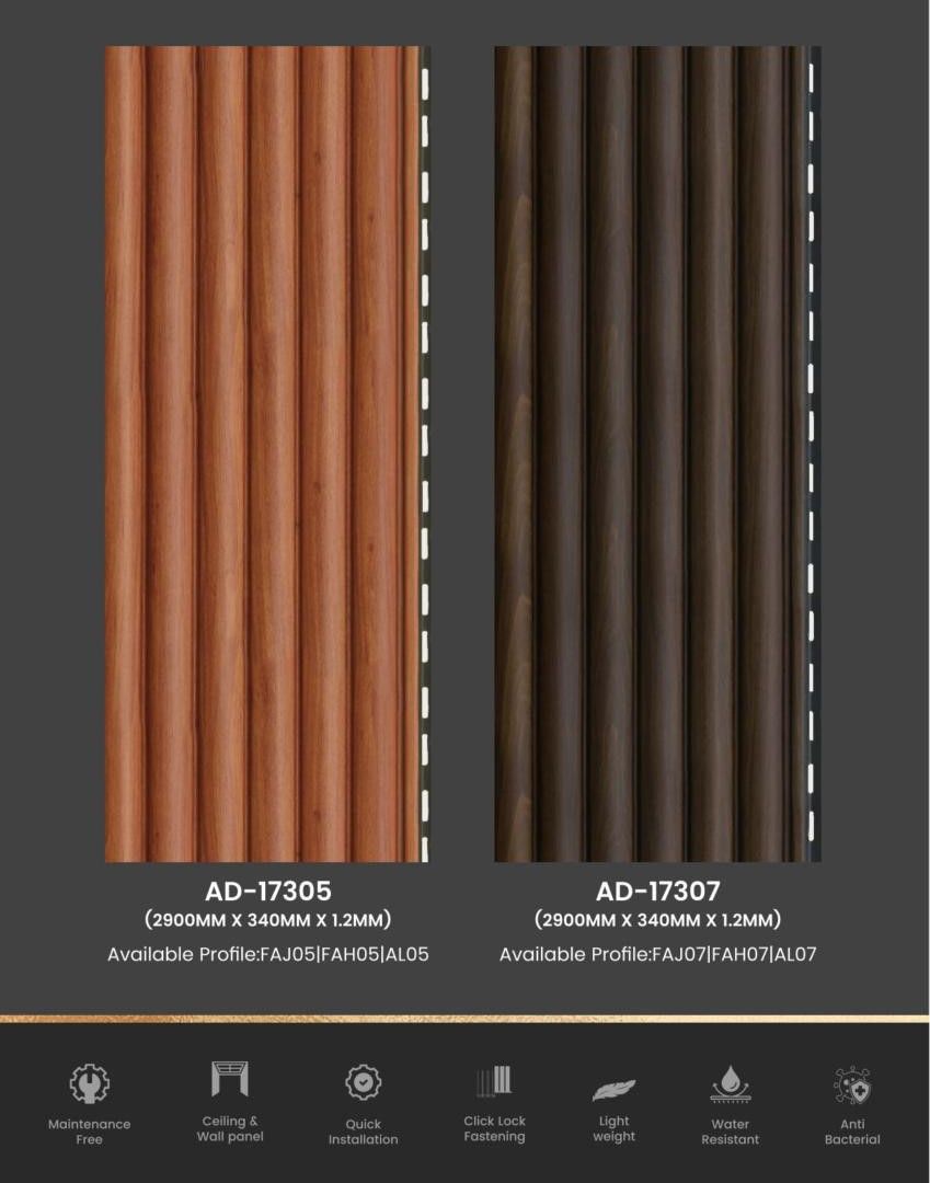 Celesto Wooden Ceiling Catalog Page