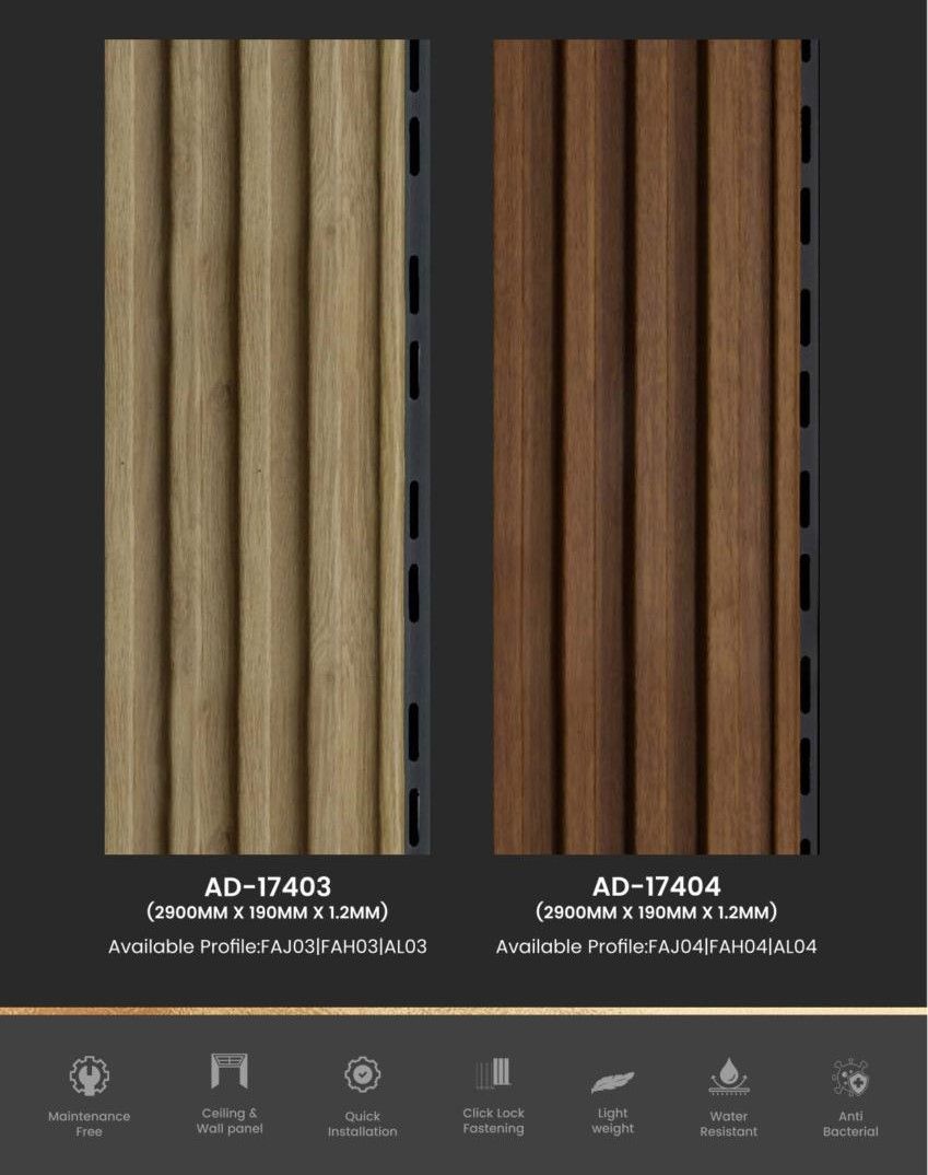 Celesto Wooden Ceiling Catalog Page