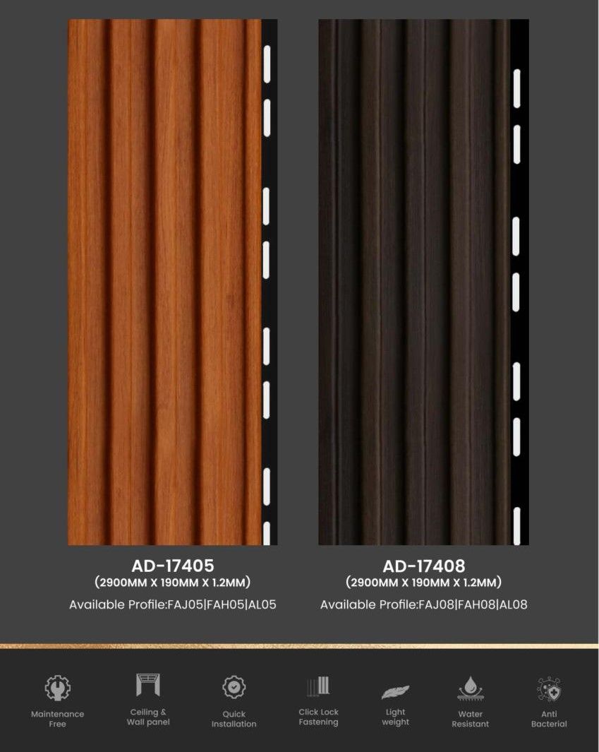 Celesto Wooden Ceiling Catalog Page