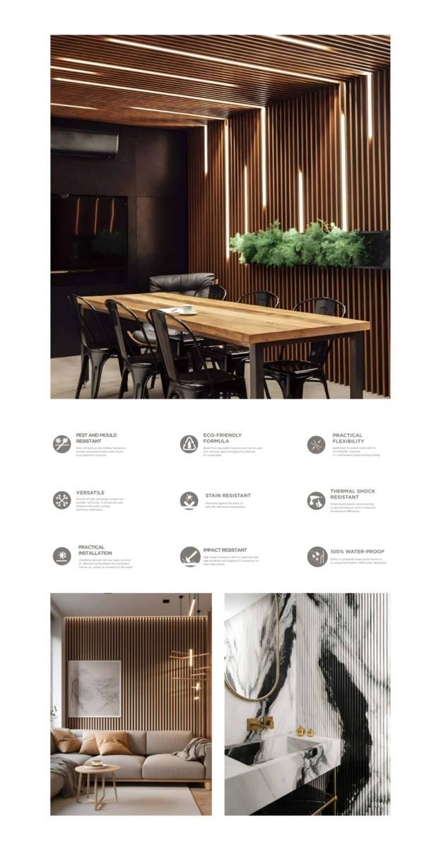 Flutex Charcoal Panels Catalog Page