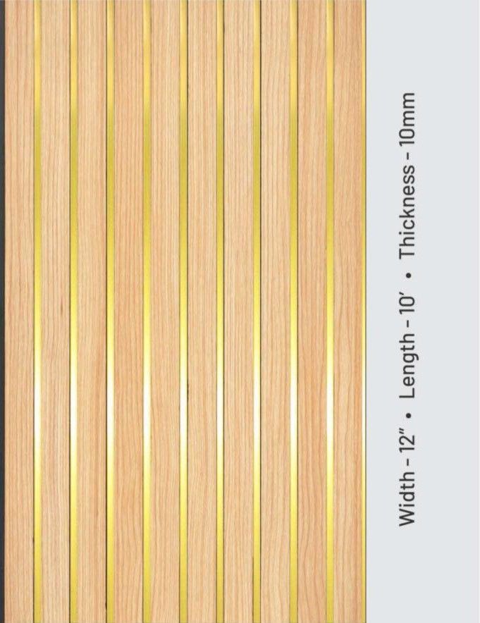 Gold Lines PVC Louvers Catalog Page