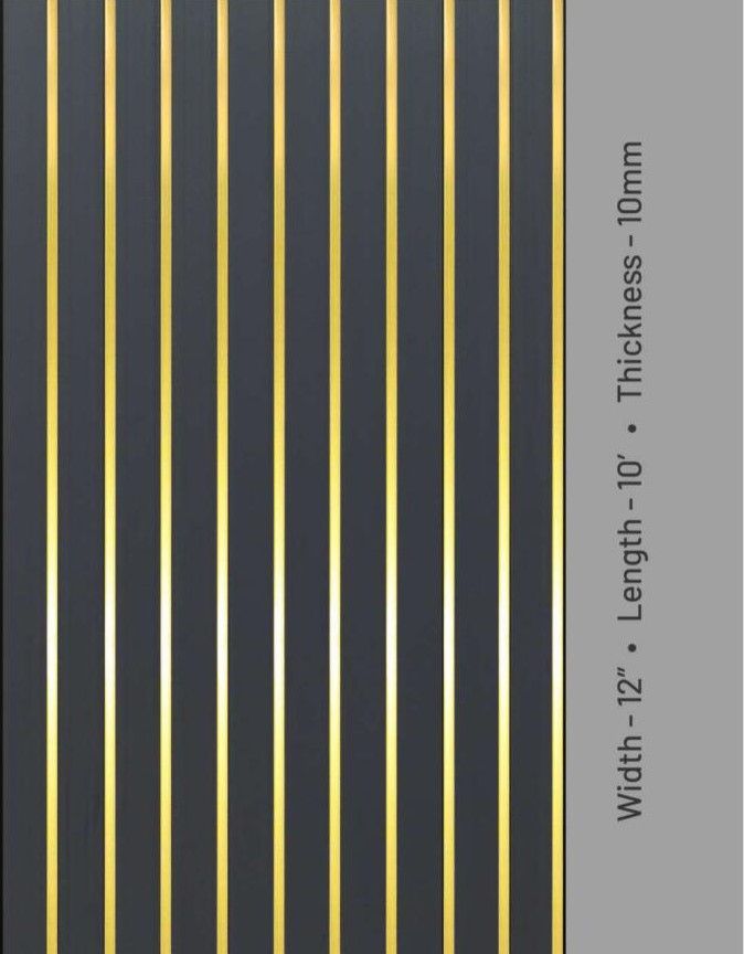 Gold Lines PVC Louvers