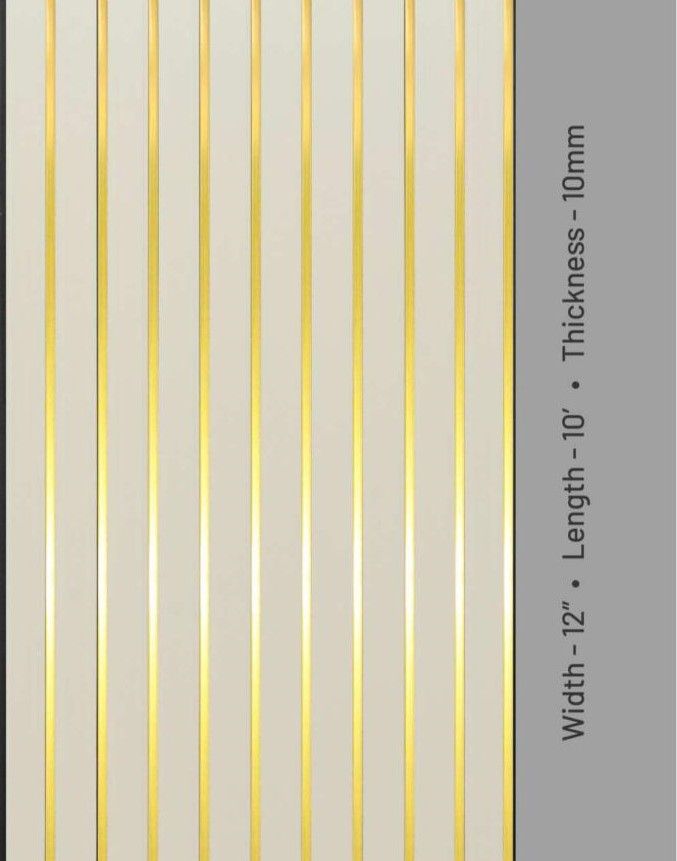Gold Lines PVC Louvers Catalog Page