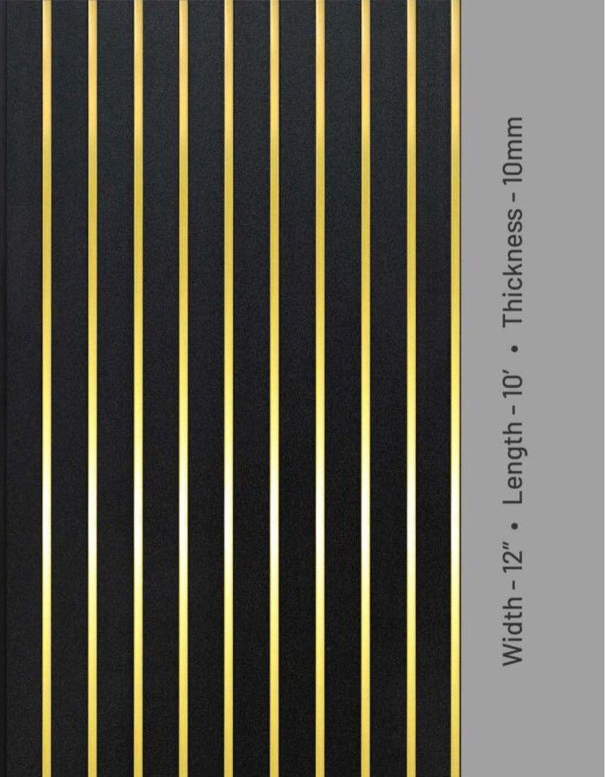 Gold Lines PVC Louvers Catalog Page
