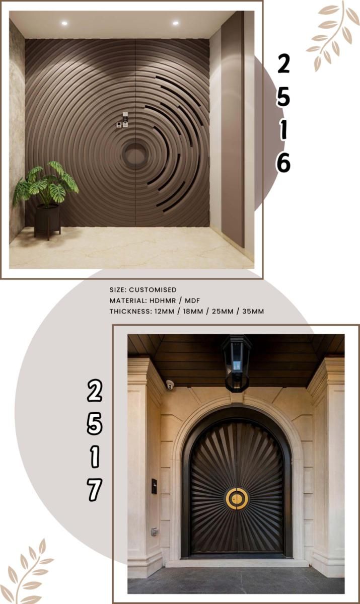 IS Custom CNC Doors Catalog Page