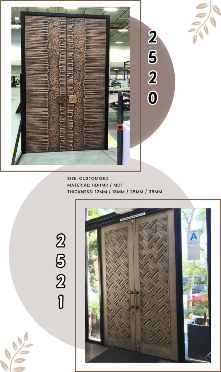 IS Custom CNC Doors Catalog Page