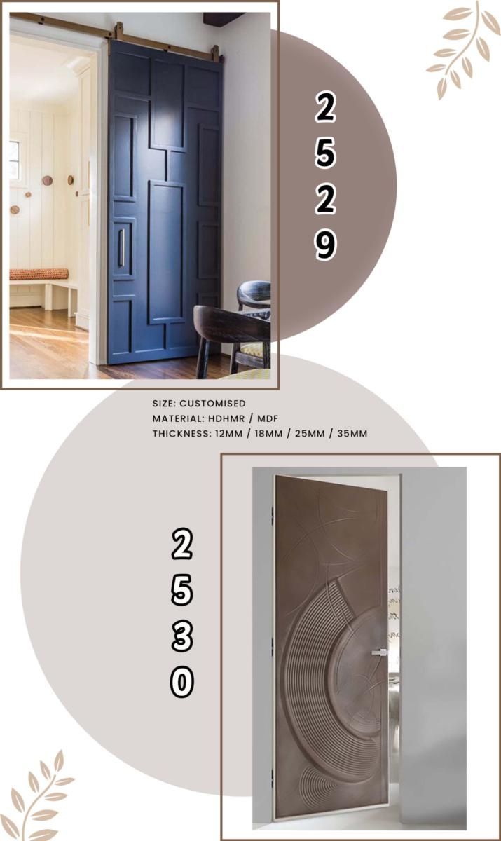 IS Custom CNC Doors Catalog Page