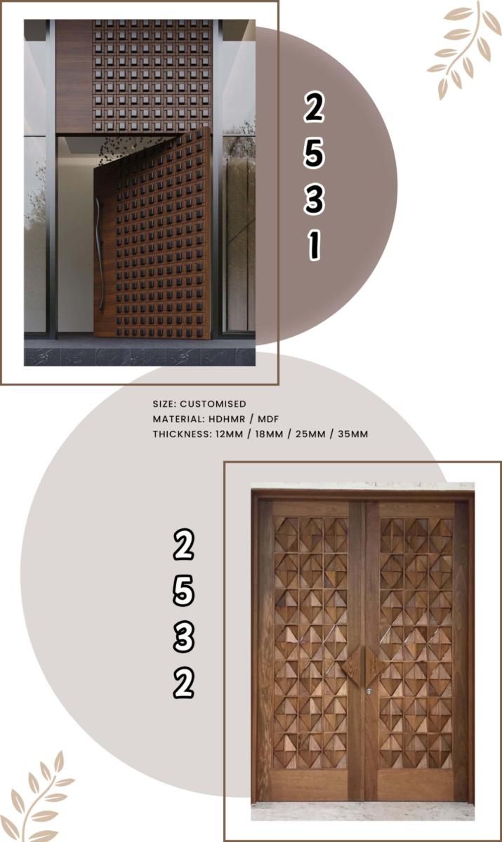 IS Custom CNC Doors Catalog Page