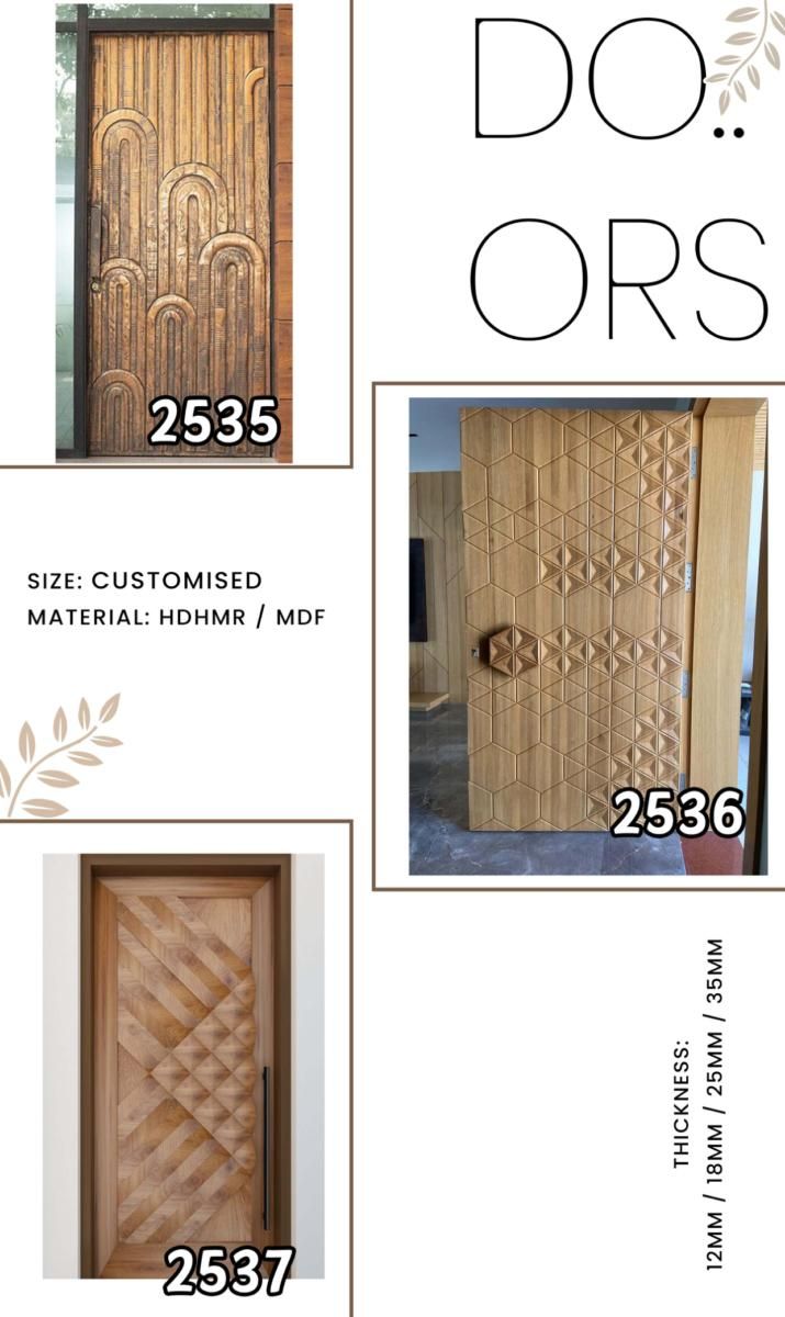 IS Custom CNC Doors Catalog Page