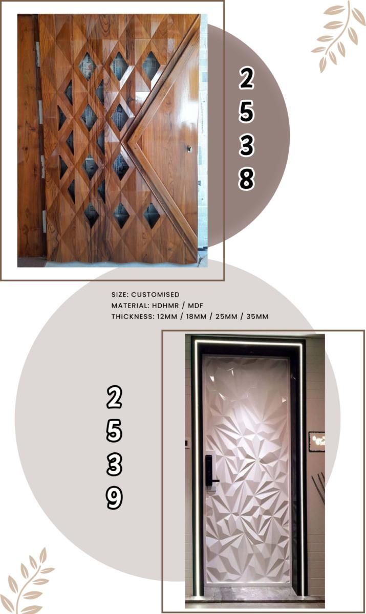 IS Custom CNC Doors Catalog Page