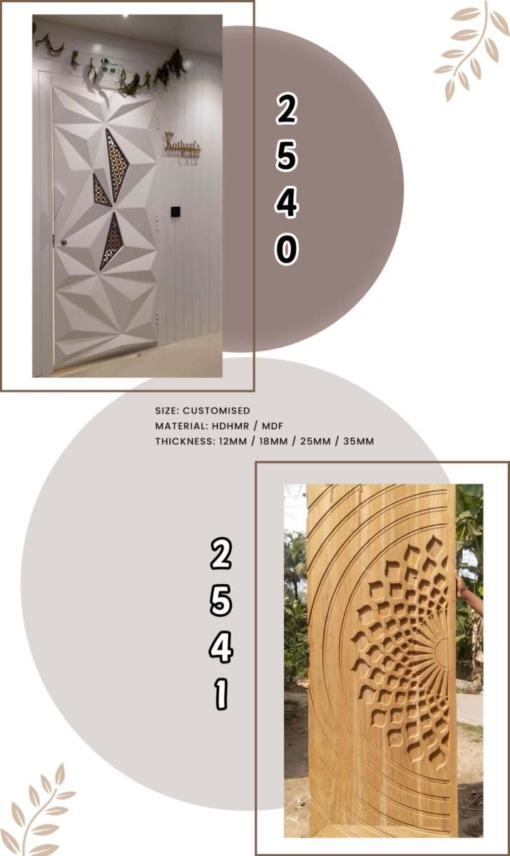 IS Custom CNC Doors Catalog Page