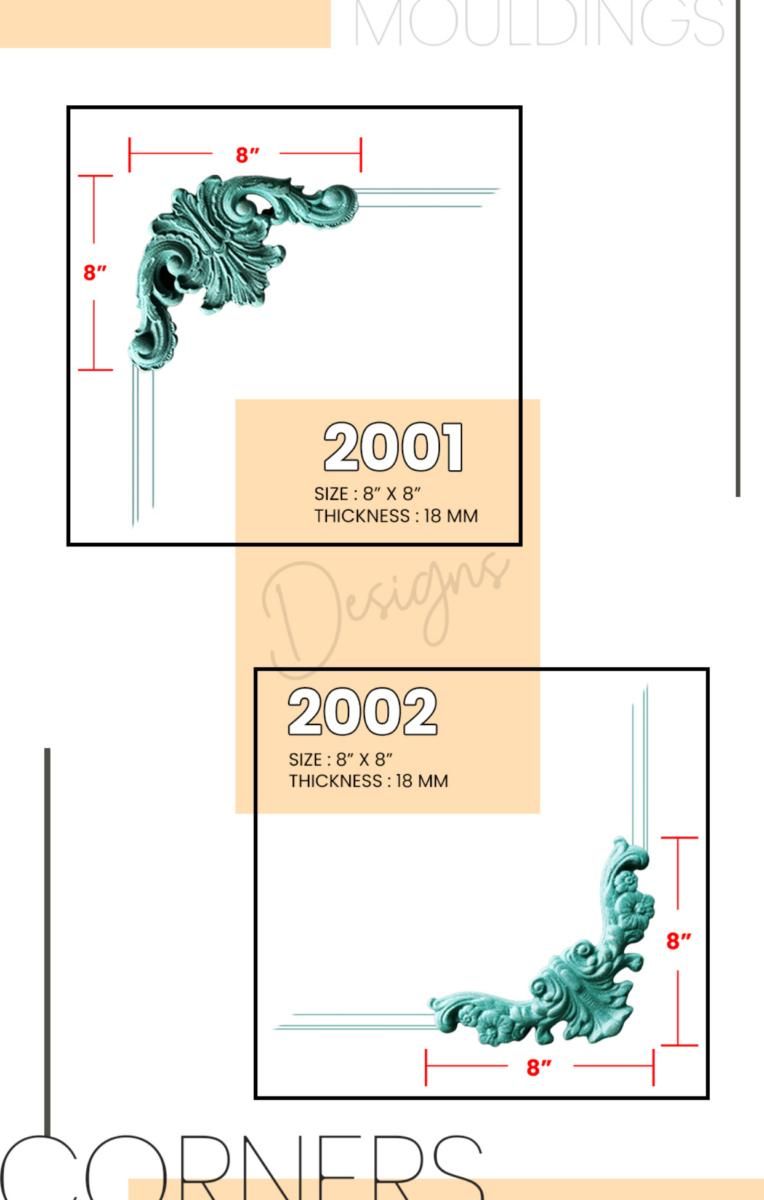 IS Decorative Corners Catalog Page