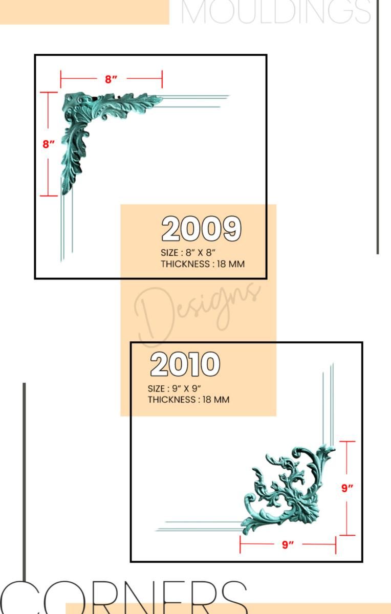 IS Decorative Corners Catalog Page
