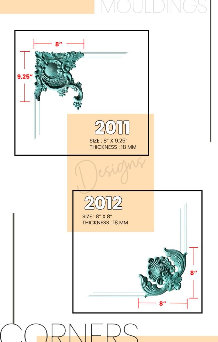 IS Decorative Corners Catalog Page