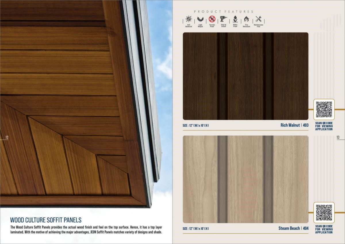 JEON PVC Soffit Catalog Page
