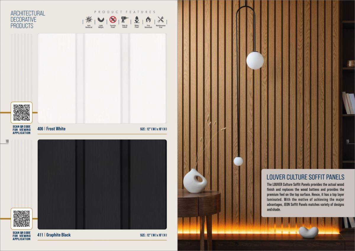 JEON PVC Soffit Catalog Page