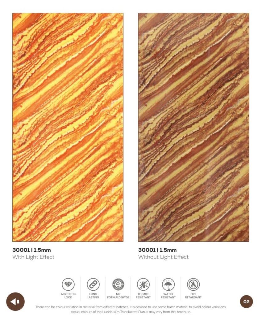 Lucido Slim Panels Catalog Page