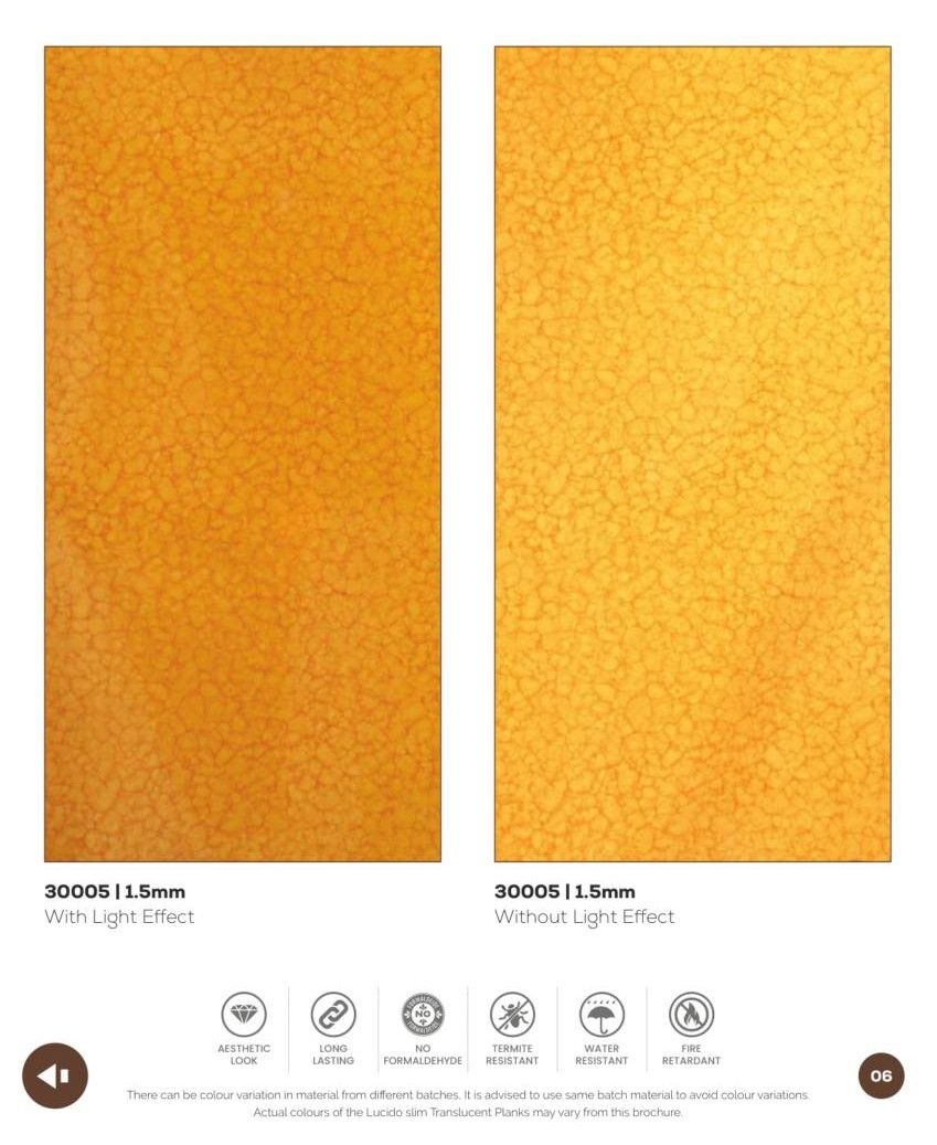 Lucido Slim Panels Catalog Page