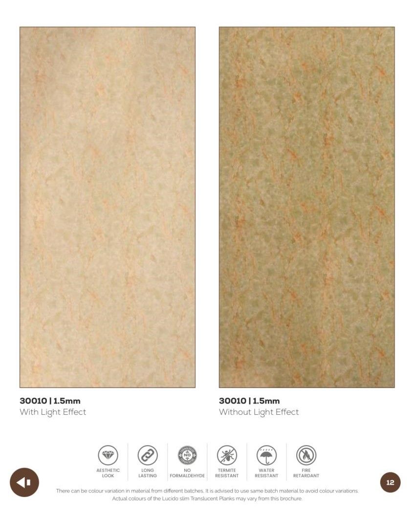 Lucido Slim Panels Catalog Page