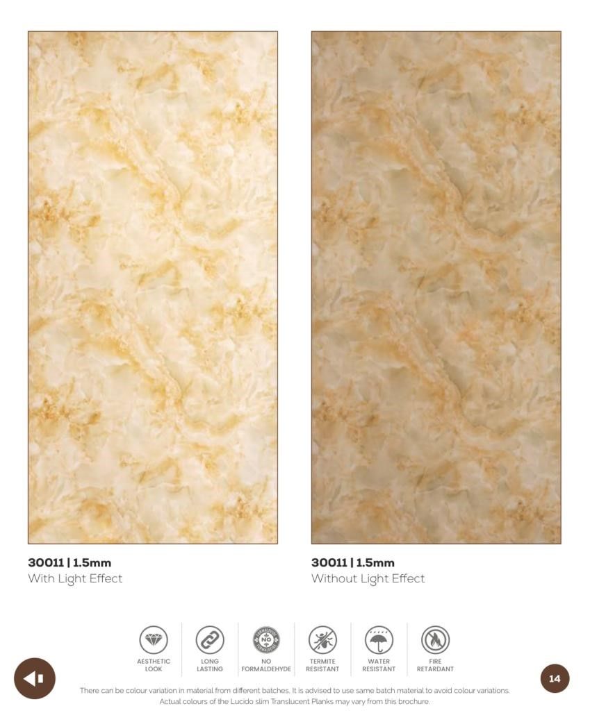 Lucido Slim Panels Catalog Page