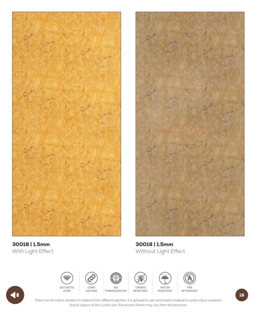 Lucido Slim Panels Catalog Page