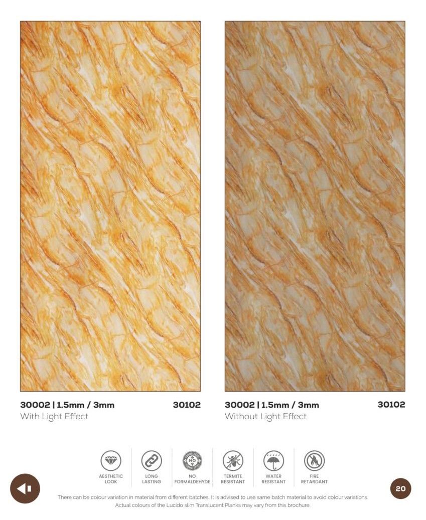 Lucido Slim Panels Catalog Page