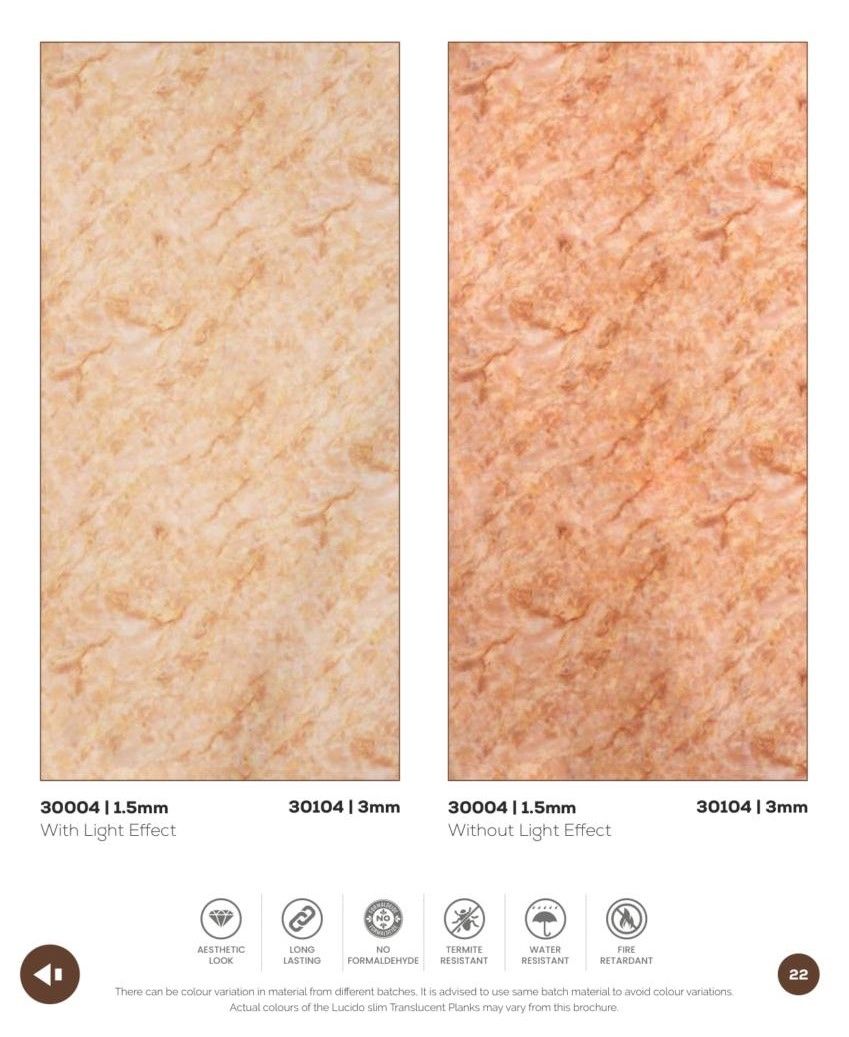 Lucido Slim Panels Catalog Page