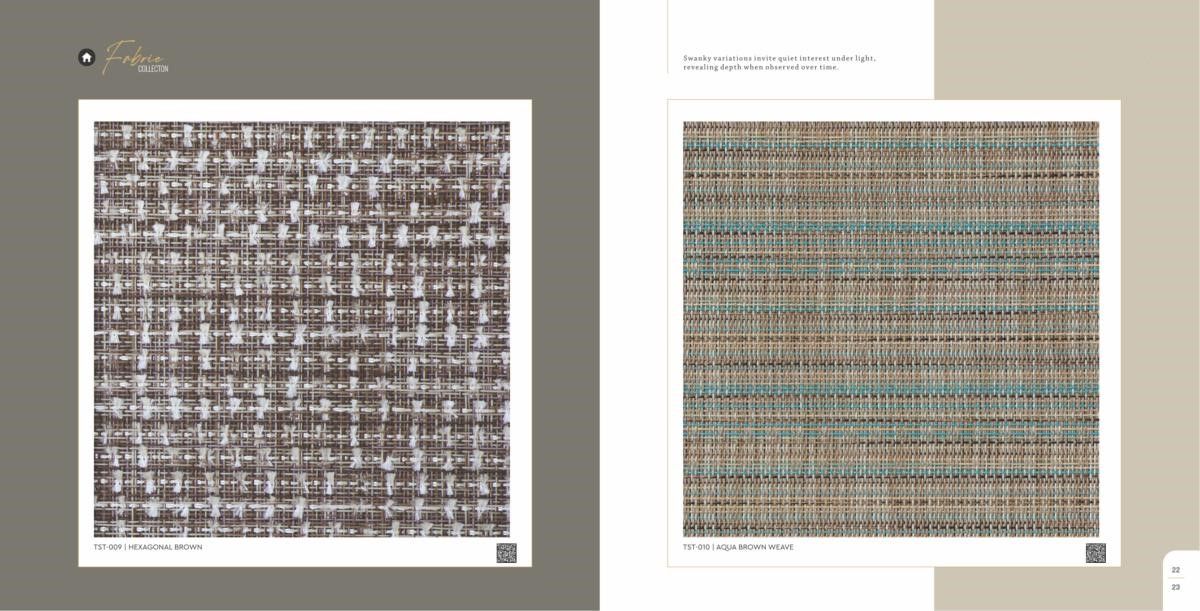 Monoso Tessuto Catalog Page